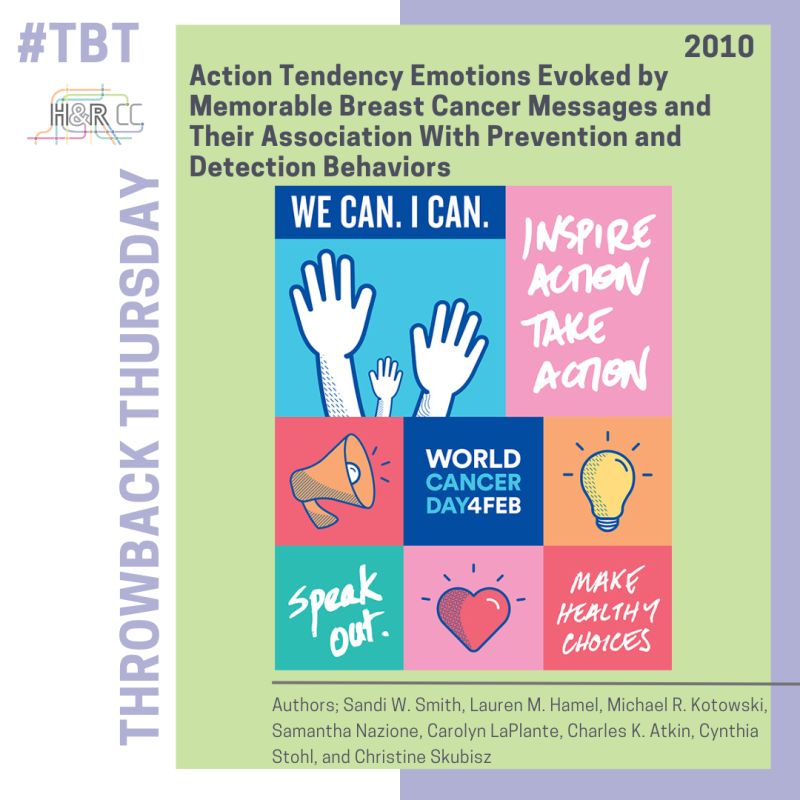 TBT: Action Tendency Emotions Evoked by Memorable Breast Cancer Messages and Their Association With Prevention and Detection Behaviors